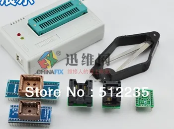 

Buy one get six Updated 5.91 new version TL866cs USB Programmer + 5pcs adapters, IC AVR PIC Bios 51 MCU Flash, win7 64bit