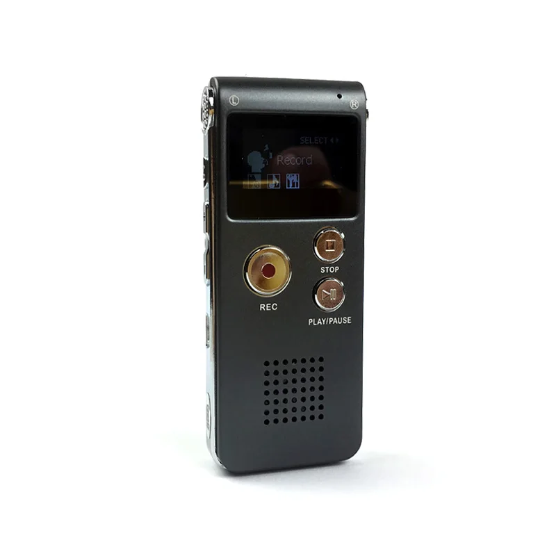 Профессиональный цифровой стерео диктофон 8 ГБ MP3 WMA Mic USB с динамиком SK012|Цифровые