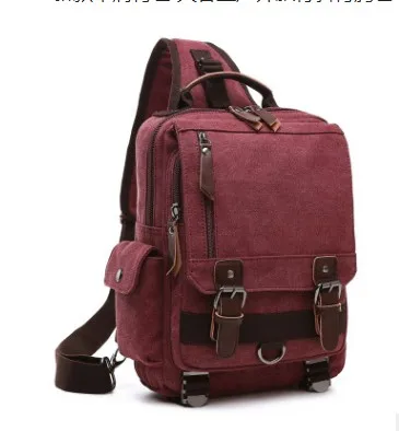 Новинка, мужской рюкзак, школьные сумки, дорожные рюкзаки для подростков, рюкзак для ноутбука, холщовый рюкзак для мальчиков, мужской рюкзак - Цвет: red single backpack