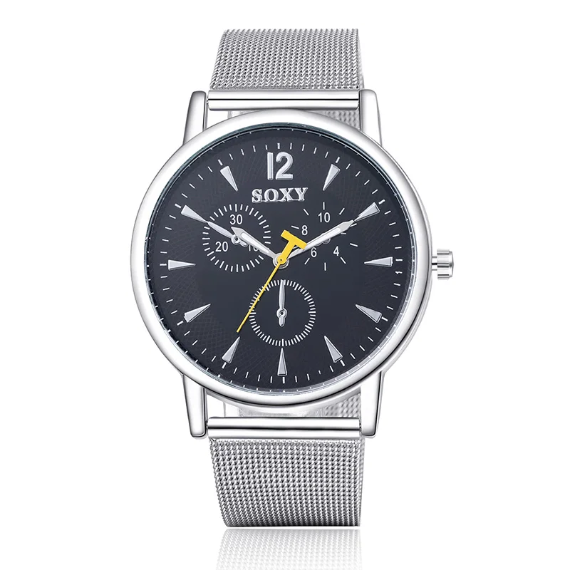 SOXY Men Fashion Luxury Brand Wrist Watch Full Steel Quartz Watch Sport Watches Men Watch Hombre Hour Clock relogio masculino SOXY Men Fashion Luxury Brand Wrist Watch Full Steel Quartz Watch Sport Watches Men Watch Hombre Hour Clock relogio masculino