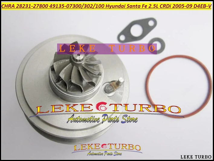 

Free Ship Turbo Cartridge CHRA TF035 28231-27800 49135-07301 49135-07302 28231 27800 For HYUNDAI Santa Fe CRDi D4EB D4EB-V 2.2L