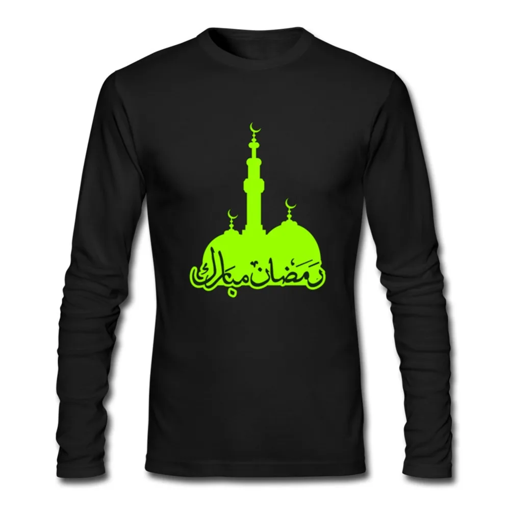 Cool Tee Shirts Artwork Muslim Cotton Men T Shirts Tshirt Camisetas Masculina Cheap Men's Long Sleeve Tee T-Shirts