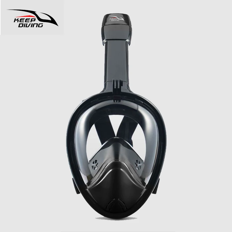 KEEP DIVING Snorkel Mask Underwater Anti Fog Full Face Snorkeling Diving Gopro 180 Degree Dry Easy Free Breath Dive Gear | Спорт и