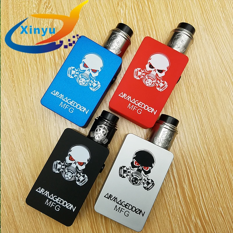 Armageddon Squonker BF Mod Box Kit ocalypse bottom oil box set 18650 battery 6 мл комплект емкостей с 510 нитями Apocalypse