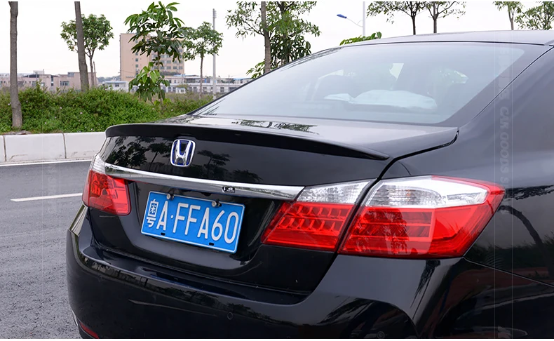 Подходит для HONDA ACCORD 9- Версия США Глянцевая печка для выпечки varnishhigh качественный спойлер крыло заднего крыла разные