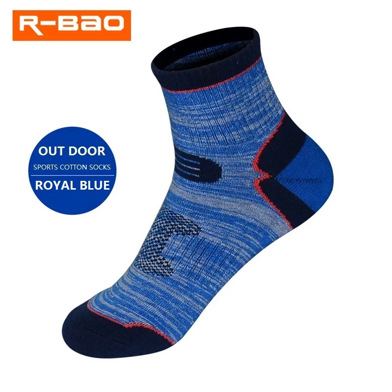 RB040 Men/Women Outdoor Sports Cotton Socks Quality Breathable Moisture Absorption Wear-Resisting Hiking Socks