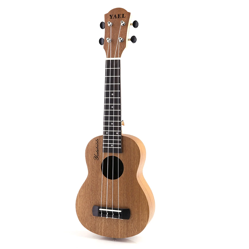 

21 inch Mahogany Soprano Cartoon Ukulele Guitar Sapele Rosewood 4 Strings Hawaiian Guitar Musical Bag Instruments for Beginners