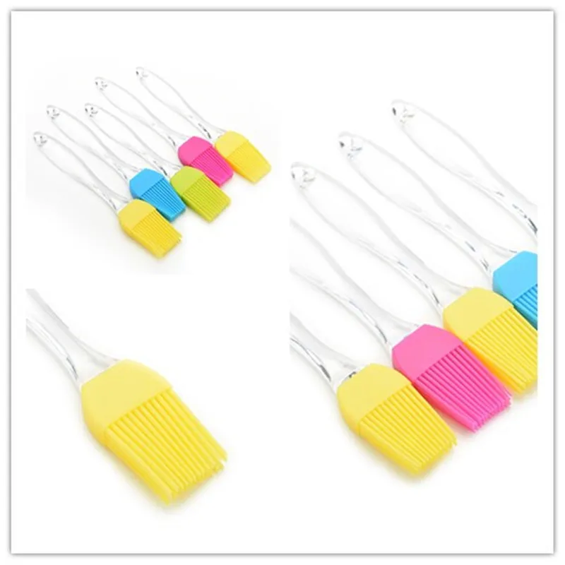 

Multi Color Silicone Basting Pastry Brush Oil Brushes For Cake Bread Butter Baking Tools Safety BBQ Barbeque Brush