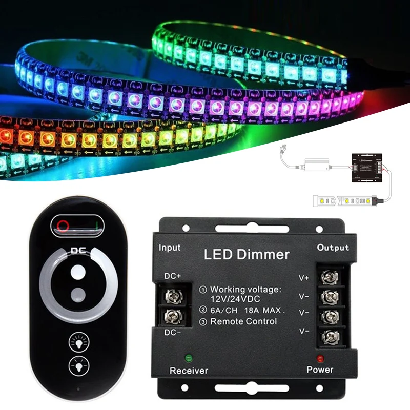 Light Controller RF Wireless Adjustable Led Strip LED Products Smart