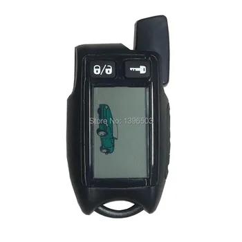 

TW-9.5 LCD Remote Control Key Fob for Russian Tomahawk 9.5 two way car alarm system Tomahawk 9.9 Fob Chain Keychain