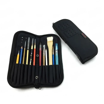 

2019 Useful Painting supplies Artist Paint Brushes Case Zippered Brush Holder for Oil Acrylic Watercolor Brush