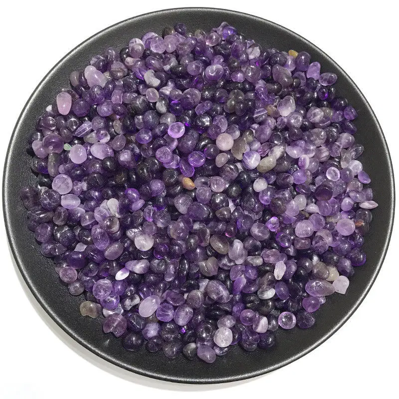 

50g Semicircle Natural Amethyst Stone Amethystine Gravel Rock Crystal Quartz Raw Natural Stones and Minerals Drop Shipping