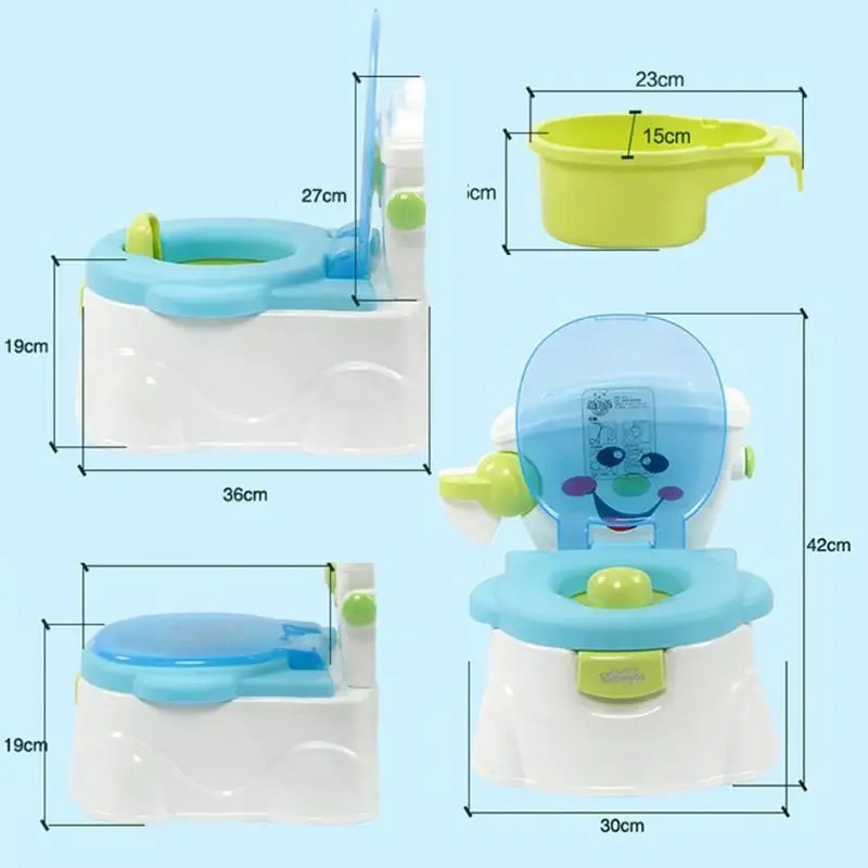 Портативный милый детский горшок для унитаза для девочек и мальчиков
