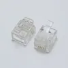 Connecteurs RJ45 à 6 broches CAT5 CAT5e Cat6, 10 pièces, fiches de câble modulaires, prise réseau Ethernet 6P6C, cristal ► Photo 3/6