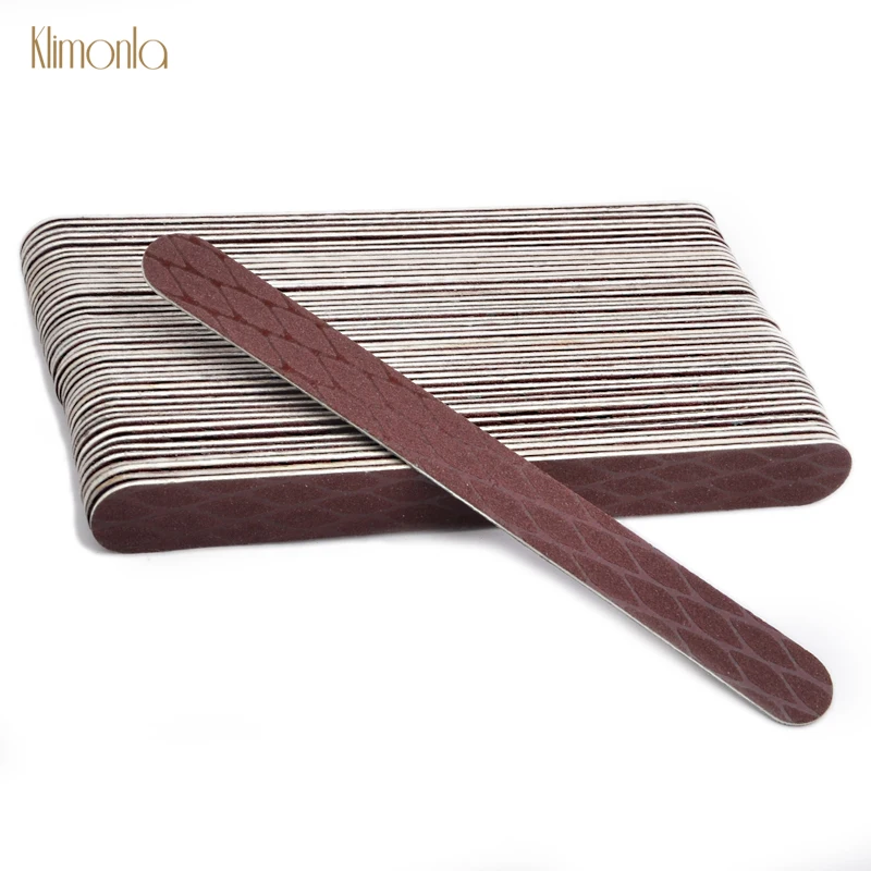 

20pcs/lot Brown Nail File Sanding Double Side Nail Buffer Polish Blocks Professional Cuticle Remover Nail Care Beauty Tools