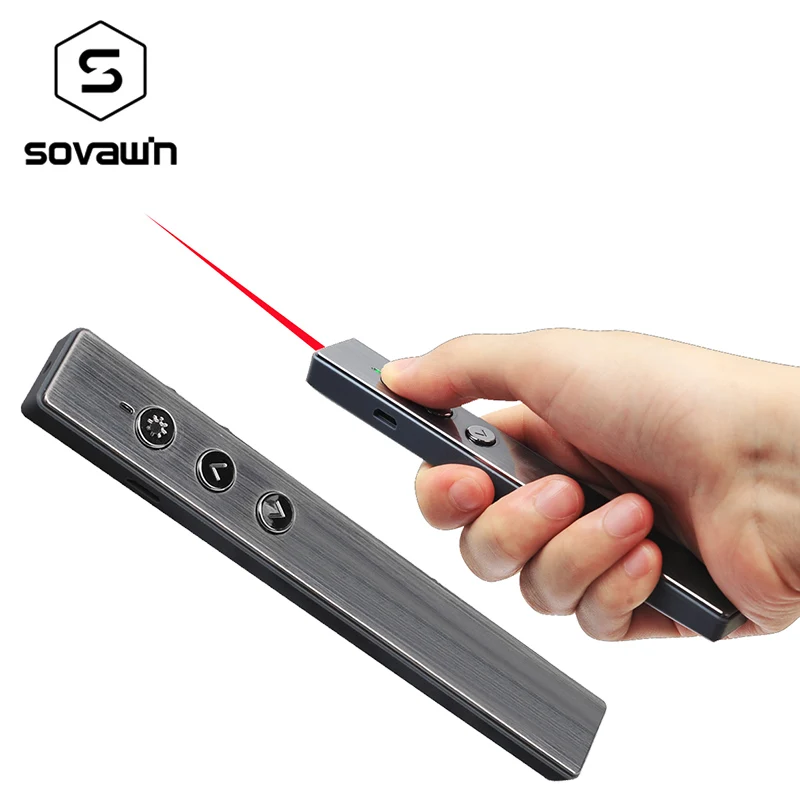 Computer 2.4G Wireless Laser Pointer Gyroscope Fly Air Mouse Mice Page