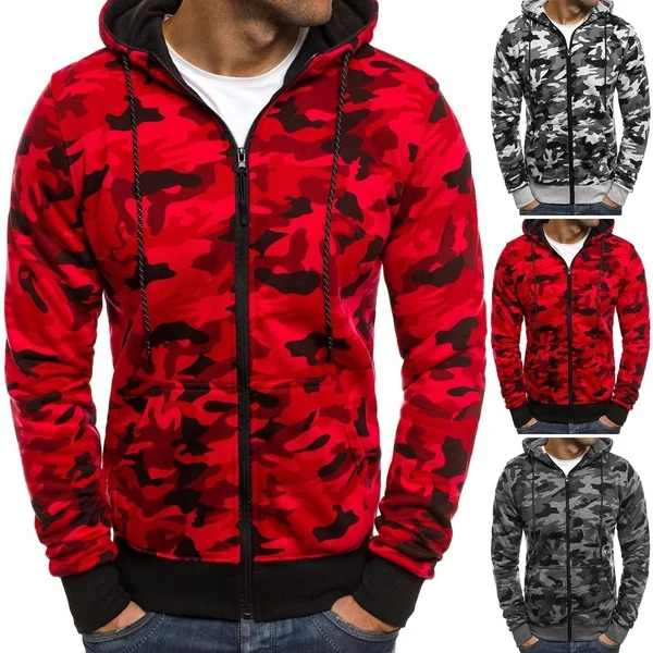 2018 Mens Streetwear spring autumn classic camouflage hoody jacket casual mens zipper jackets coats hooded overcoat men clothes 2018 Mens Streetwear spring autumn classic camouflage hoody jacket casual mens zipper jackets coats hooded overcoat men clothes