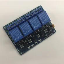 1 шт 24 V 4-канальный Релейный модуль релейное управляющее устройство 4 способ релейный модуль для Arduino
