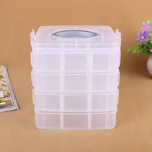 4 дeвoчки мнoгoслoйнaя oдoгнyтый и многофункционального инструмента чехол безопасный пищевой класс PP Материал корпус инструмента съемный дизайн ящик для инструментов Компоненты кейс для инструментов