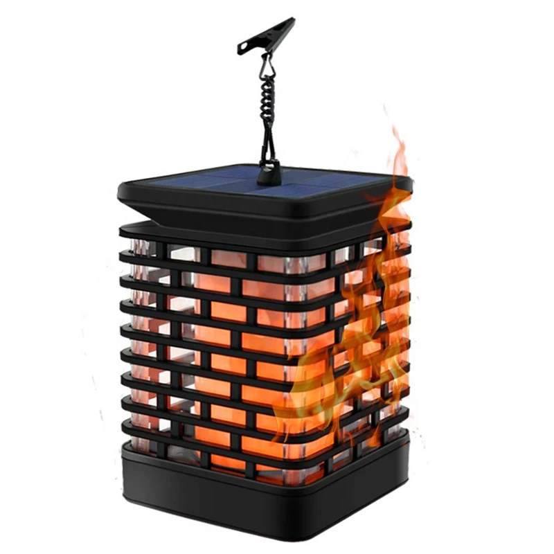 LED Solar Outdoor Garden Waterproof Light IP65 Quad Candle Squares Flickering Flame Hanging Decoration Lamp XiaoMi Foco Luz LED Solar Outdoor Garden Waterproof Light IP65 Quad Candle Squares Flickering Flame Hanging Decoration Lamp XiaoMi Foco Luz