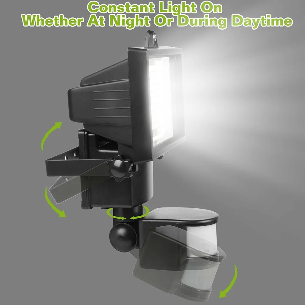 Lâmpada de Indução Solar ao ar Solar com Pir-detector de Sensor de Movimento Solar Wall-montado Levou Holofotes Livre Luz 120 Led 6 Lâmpadas solares