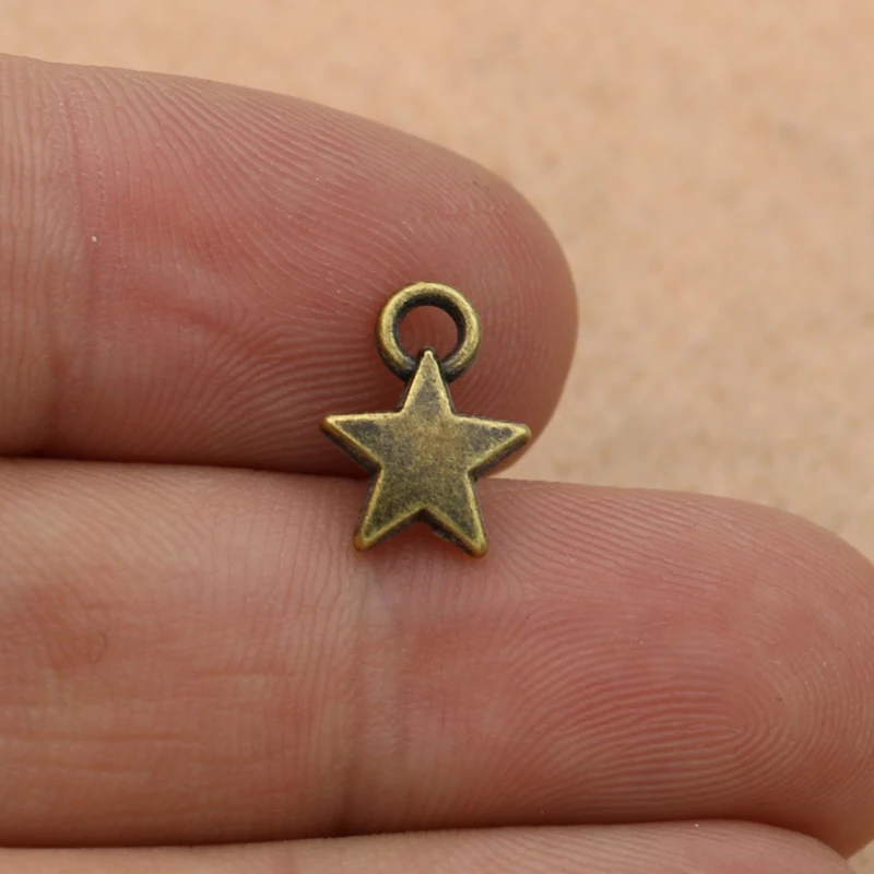 20 шт. тибетские посеребренные Подвески для браслетов|pendants for bracelets|star charmcharm pendant |