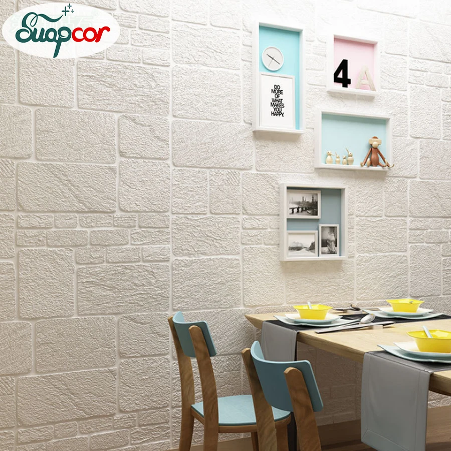Foam 3D Wall Stickers Stone Pattern Self Adhesive Wallpaper Living Room Home Decor for Kids Bedroom TV Background Brick Sticker Foam 3D Wall Stickers Stone Pattern Self Adhesive Wallpaper Living Room Home Decor for Kids Bedroom TV Background Brick Sticker