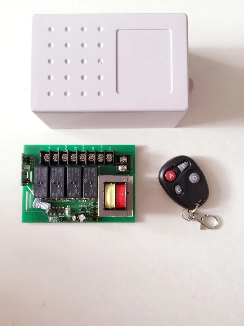 High Quality 4 CH AC220V 10A High Power Remote Control Switches System