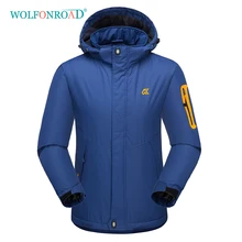 WOLFONROAD, уличная Мужская Флисовая термокуртка, зимняя водонепроницаемая походная куртка, походная горная спортивная куртка, пальто, 5XL верхняя одежда