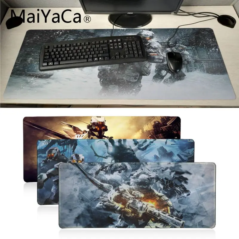 

MaiYaCa Vintage Cool Killzone Printing Unique Desktop Pad Game Mousepad Large Gaming Mouse Pad for office game player gift