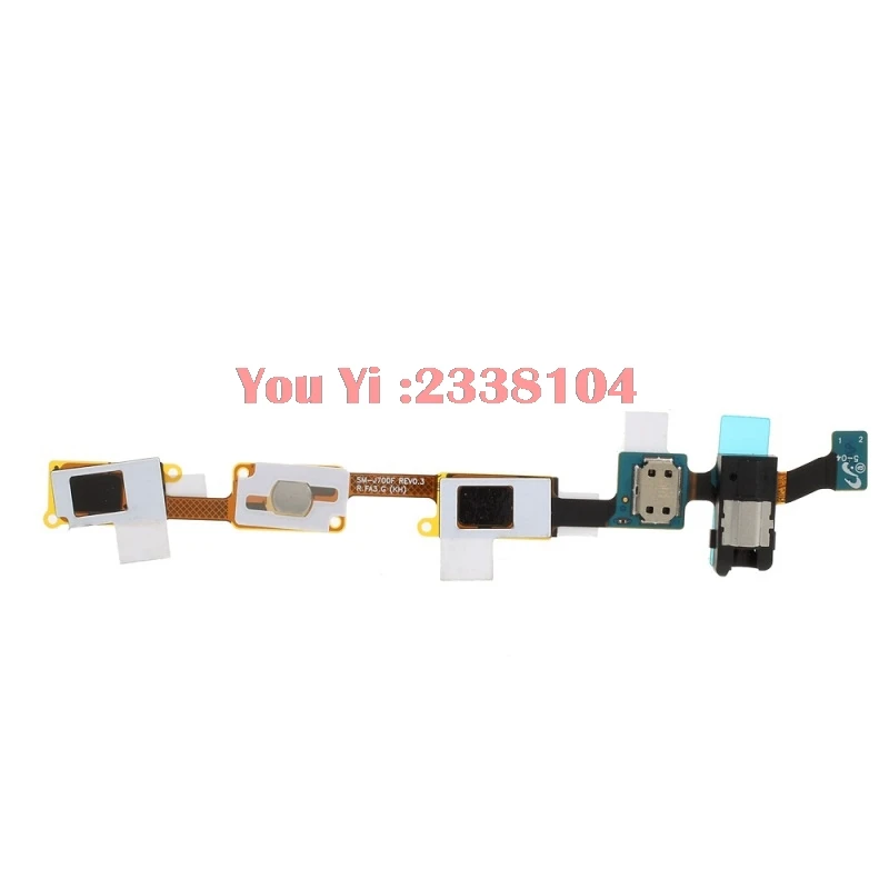 

Original for Samsung Galaxy J7 J700 SM-J700F J700F Home Button + Earphone Jack Flex Cable
