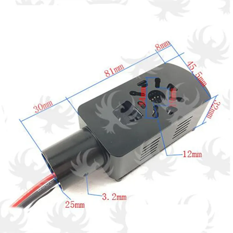 25mm Motor Mount With Heat Sink For Q6l Brushless Motor Diy Multirotor