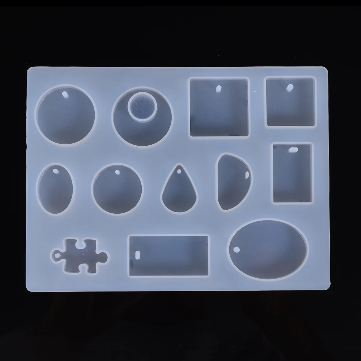 127pcs Epoxy Resin Casting Molds Kit Silicone Mold Making Jewelry Necklace Pendant Mould Hand Craft DIY Set