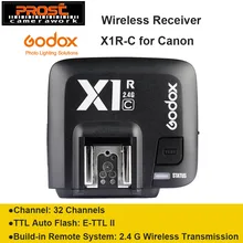 Godox X1C X1R-C TTL 2.4G Wireless Receiver for Canon Series Cameras 1000D 600D 700D 650D 100D 550D 500D 450D 400D 350D 300D