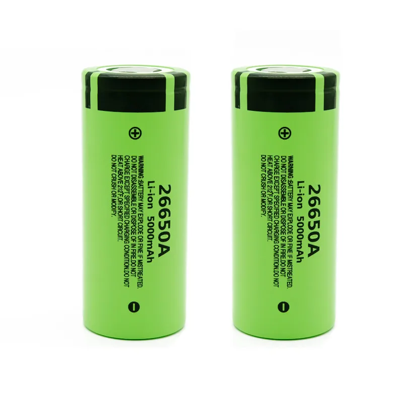 Высокое качество 26650 батарея 5000mAh 3 7 V 50A литий ионный аккумулятор для 26650A