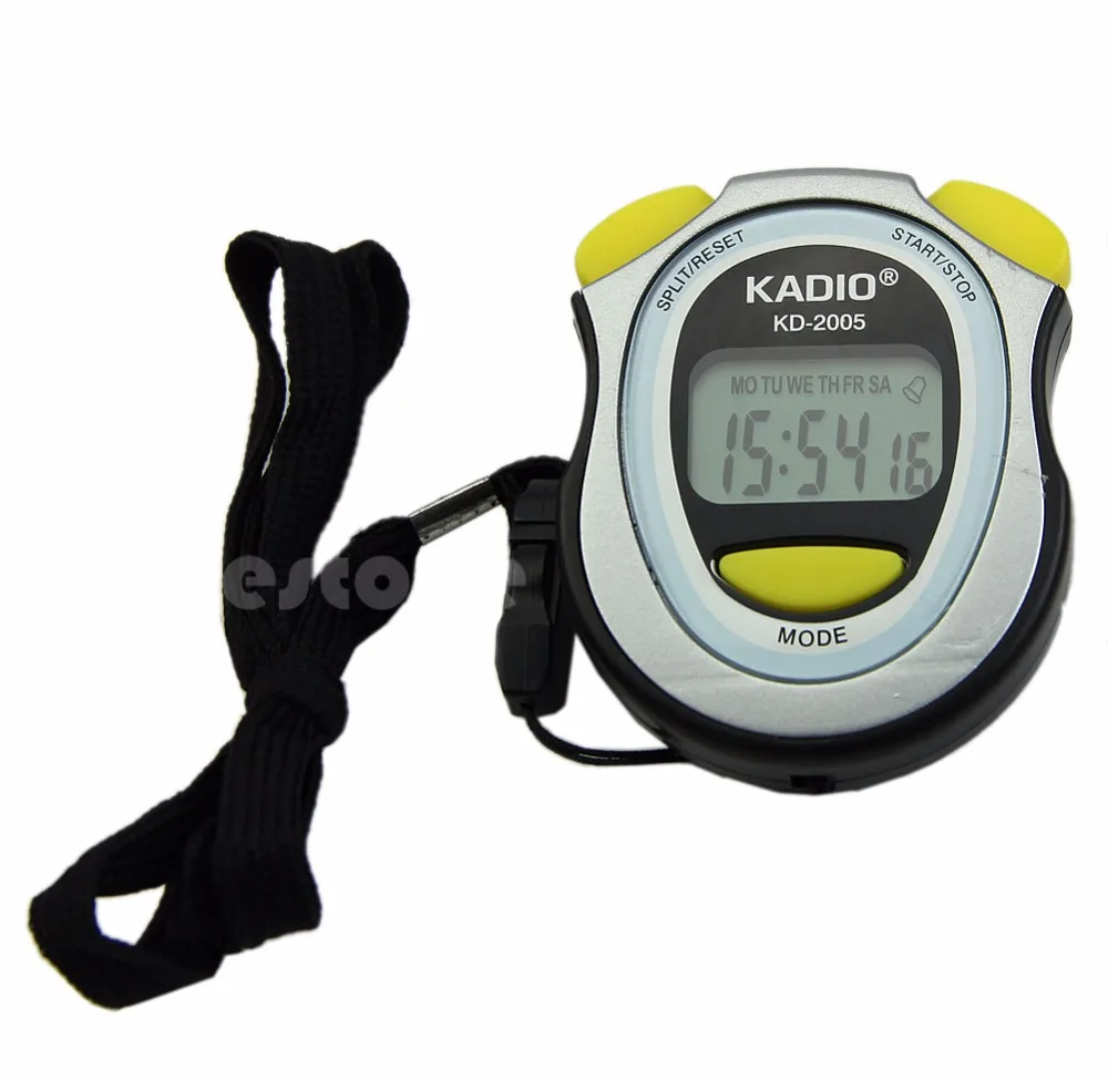 Handheld Digital LCD Sports Stopwatch Counter Timer Chronographin