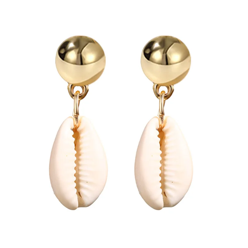 17 км богемные многослойные ожерелья-подвески в виде ракушки для женщин винтажные Золотые Длинные ожерелья-чокер Ювелирное Украшение с морскими мотивами подарки Новинка - Окраска металла: FCS2014