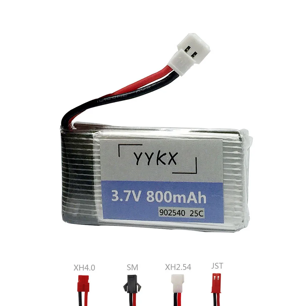 Батарея 3 7 В 800 мАч 25c 902540 lipo для квадрокоптера Syma X5 x5c X5HC X5HW K60 RC лучшее качество