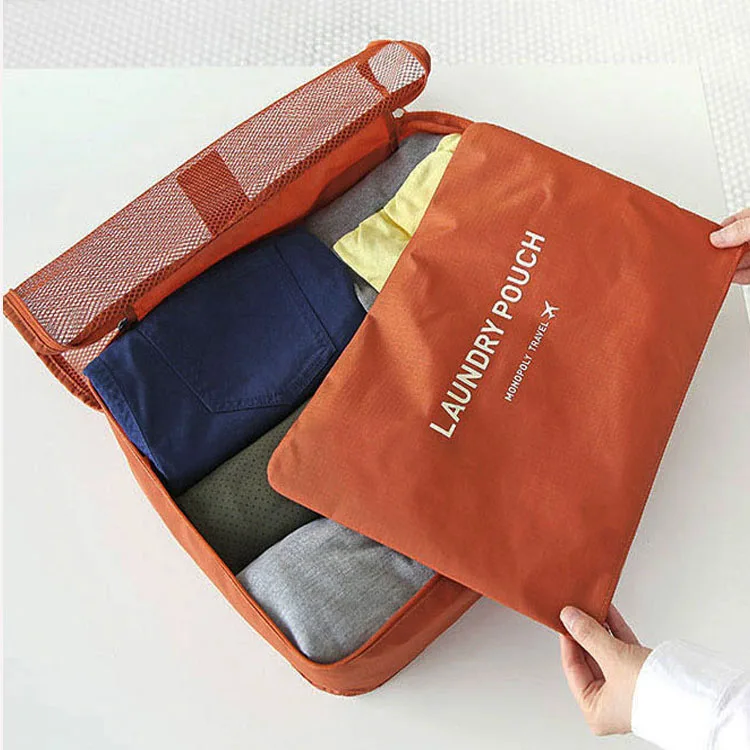 2016 Portable Travel Storage Bag For Underwear Suitcase Tidy Pouch Luggage Clothes Laundry Mesh