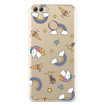 

Stand case costume drawing Unicorns Frozen WP009 for Huawei Y9 2018