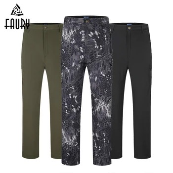 

Military Army Tactical Pants Shark Skin Winter CS Camouflage Hunting Waterproof Windproof Fleece Warm Trousers High Quality