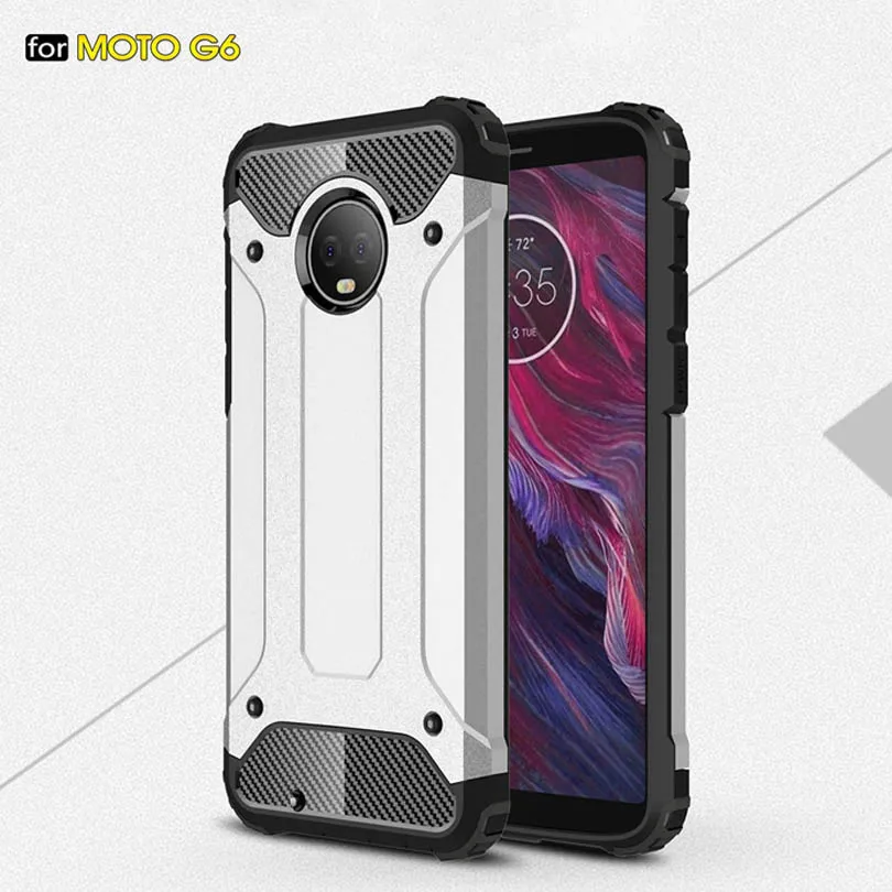 モトローラモト G6 Motog6 5 7 ケースシリコーン耐衝撃スリムハードタフゴムハイブリッドため Motog6 電話カバーケース Armor Case Case Forcase Silicone Aliexpress