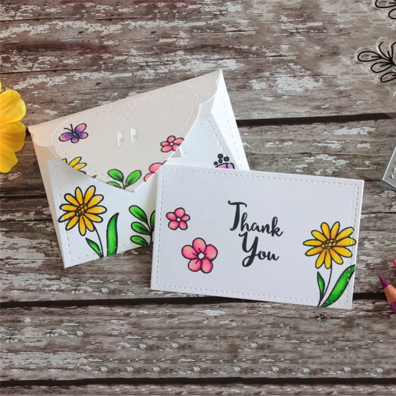

Love Notes Heart Envelope Metal Cutting Dies New 2019 Scrapbooking Card Making Album Embossing Crafts Die cut Stencil