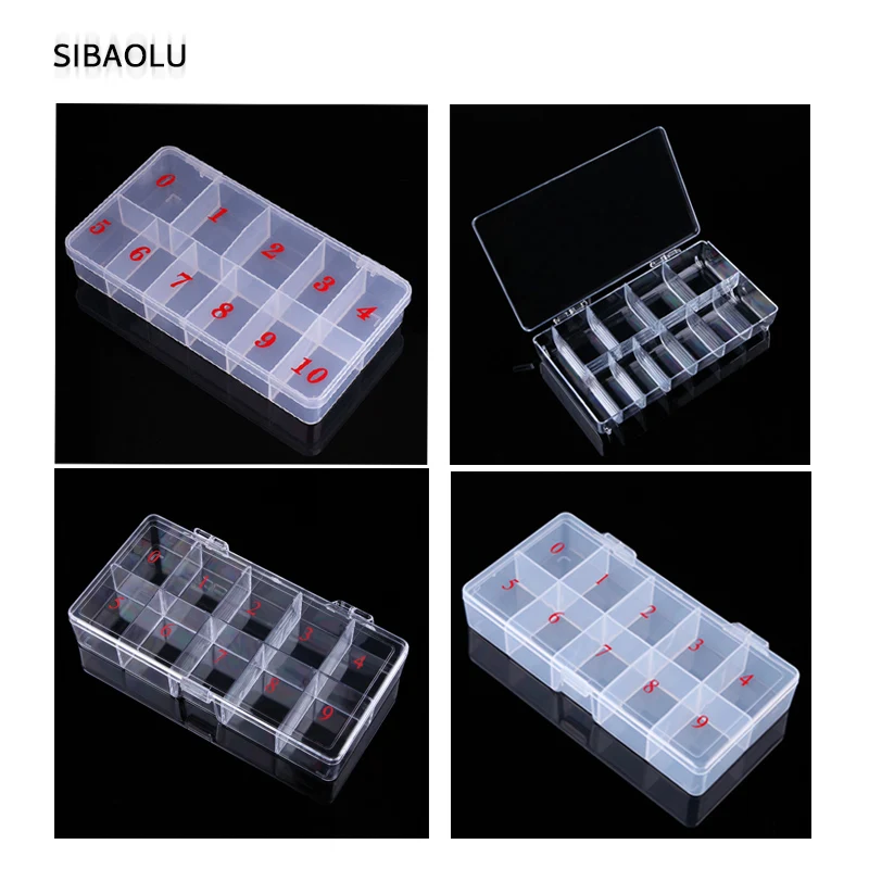 Sibaolu Высокое качество Поддельные Nail Art 500 шт./1000 шт. и 1 коробка накладные ногти