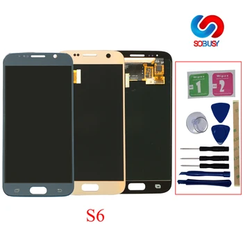 

Original Super AMOLED LCD for SAMSUNG Galaxy S6 LCD Display G920 G920F SM-G920F G920FD Touch Screen Digitizer Assembly Replace