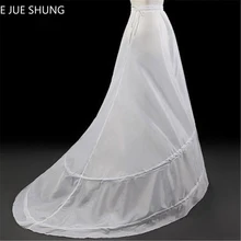 E jue shung 2 aros uma linha de casamento petticoat crinoline deslizamento underskirt para vestido de casamento acessórios de casamento