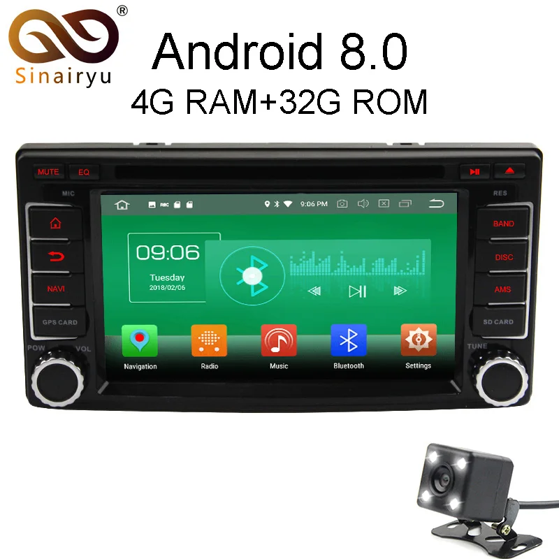 

4GB RAM 2 Din 6.2" Android 8.0 PC Car DVD GPS For Subaru Forester Impreza 2008-2011 4G TV Bluetooth RDS Radio Multimedia