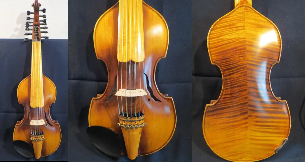 

Baroque style SONG Brand profession Master 7*7 strings 15" Viola d'Amore#12372