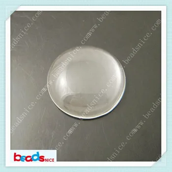 

Beadsnice ID12340 100pcs Round Domed clear Glass Cabochon DIY Photo Crafting For Bezel & Pendant Trays