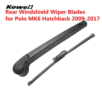 

KOWELL Rear Windshield Wiper Blades Refill Brushes for Car Janitors Back Window for Volkswagen VW Polo MK6 Hatchback 2009-2017